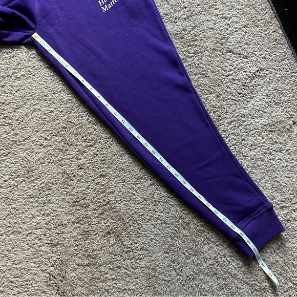 Peace Collective Mental Health Matters Purple Joggers NWT Size Medium - Picture 7 of 8